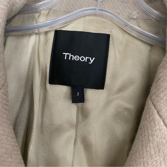 Theory Brown Pea Coat in size 2 - Picture 7 of 8